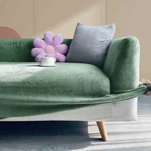 珊瑚弹罩力沙绒发套全RcP8efiF套四季 防猫抓沙发套新 通用型一体式