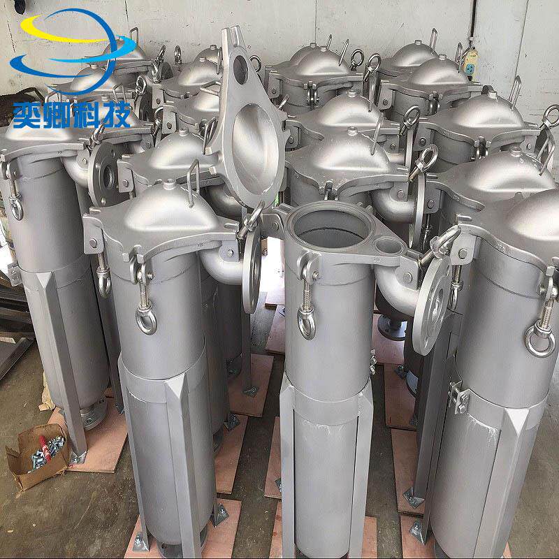 供应顶入式单袋过滤器 大量生产龟背袋式过滤器 不锈钢过滤器