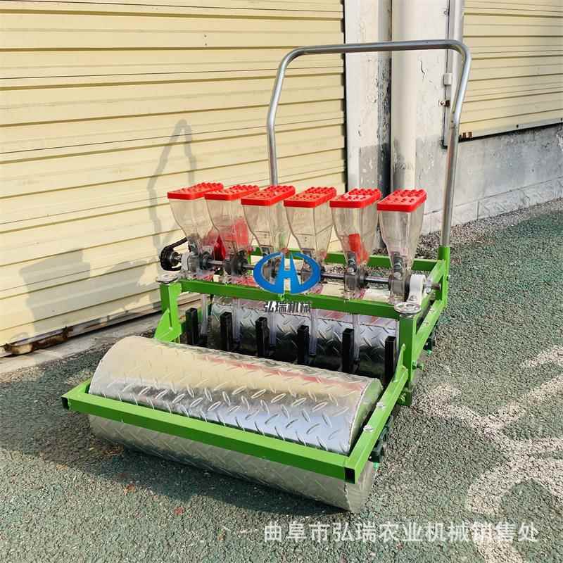 农用大棚蔬菜精播机手推式多行药材精量播种机小颗粒种子播种机