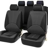 用款 外贸5米色坐垫 皮革拼接汽车座椅通用车人造通套皮皮pu座四季