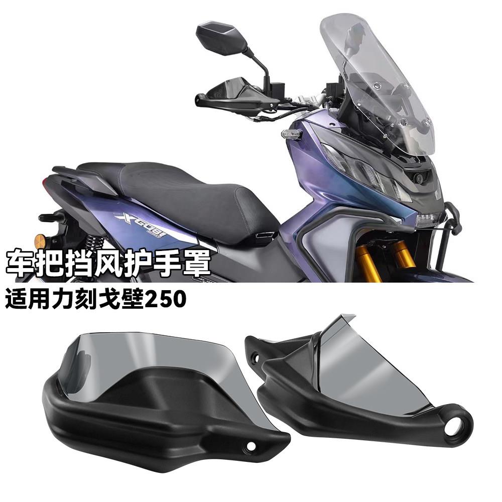 适用力刻戈壁250护手罩机车手把挡风配件改装加高防风护手弓ABS