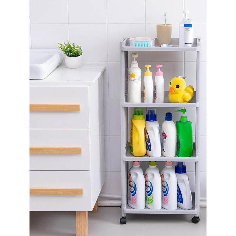 浴室置物架卫生间收纳架厕所放沐浴露洗衣液架子阳台收纳落地多层