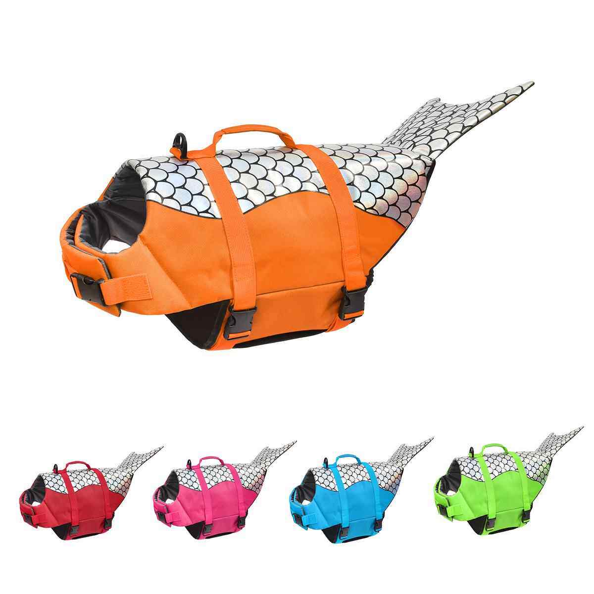 宠物救生衣鲨鱼美人鱼游泳衣狗狗游泳衣安全服狗夏装跨境电商爆款