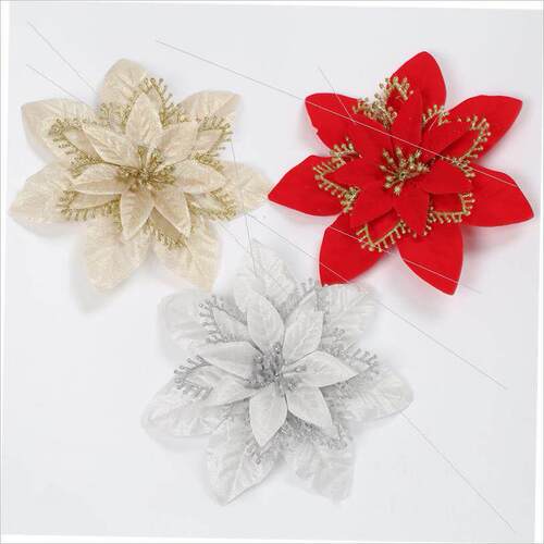 Christmas tree decoration simulation flower diy accessories