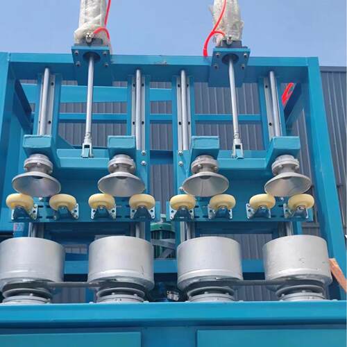 四工位钢瓶内壁焊渣钢屑清除设备钢瓶内壁喷丸清理机保养钢瓶