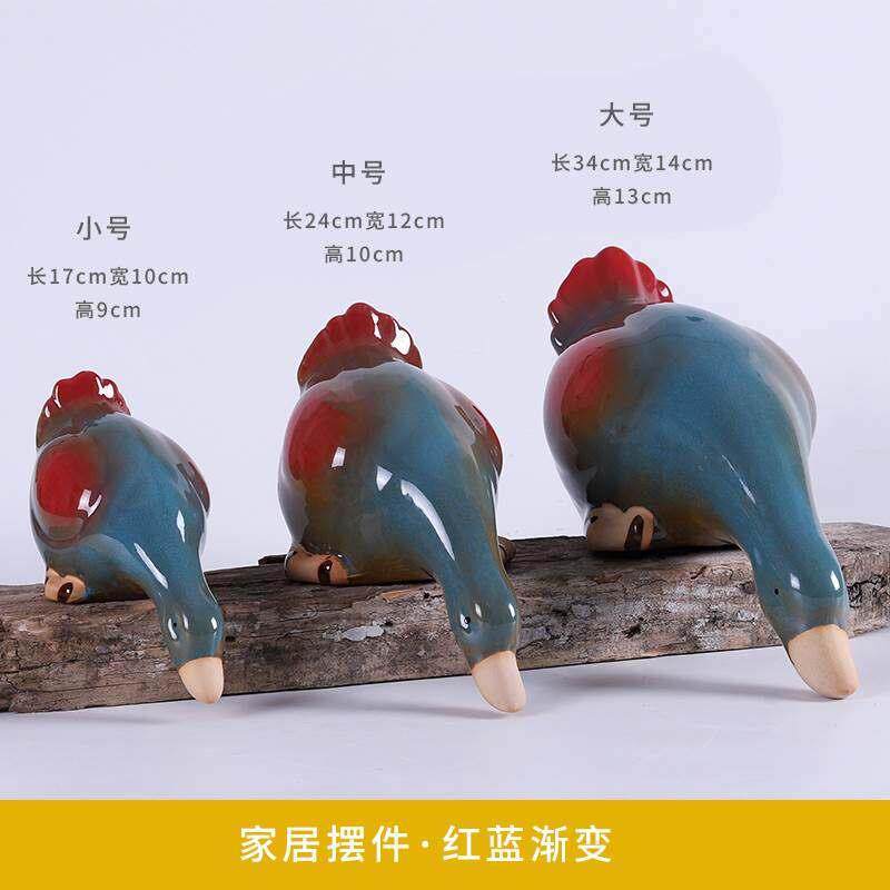 创意陶瓷摆件鸭子戏水套装橱窗假山隔板阳台鱼池花园草地摆设装饰