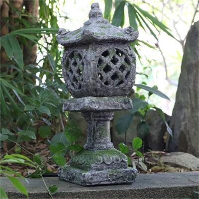 太能复古石塔灯摆件户外中式院灯别墅花SKK园宫院子装饰夜灯布庭