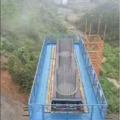 桥梁施工盖梁平台爬梯连接路桥安全梯笼操作平台建筑墩柱施工平台