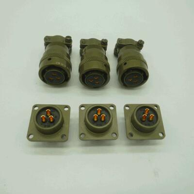 防水连接器永汉插头YH3116F12-3S+YH3112E12-3P快速连接