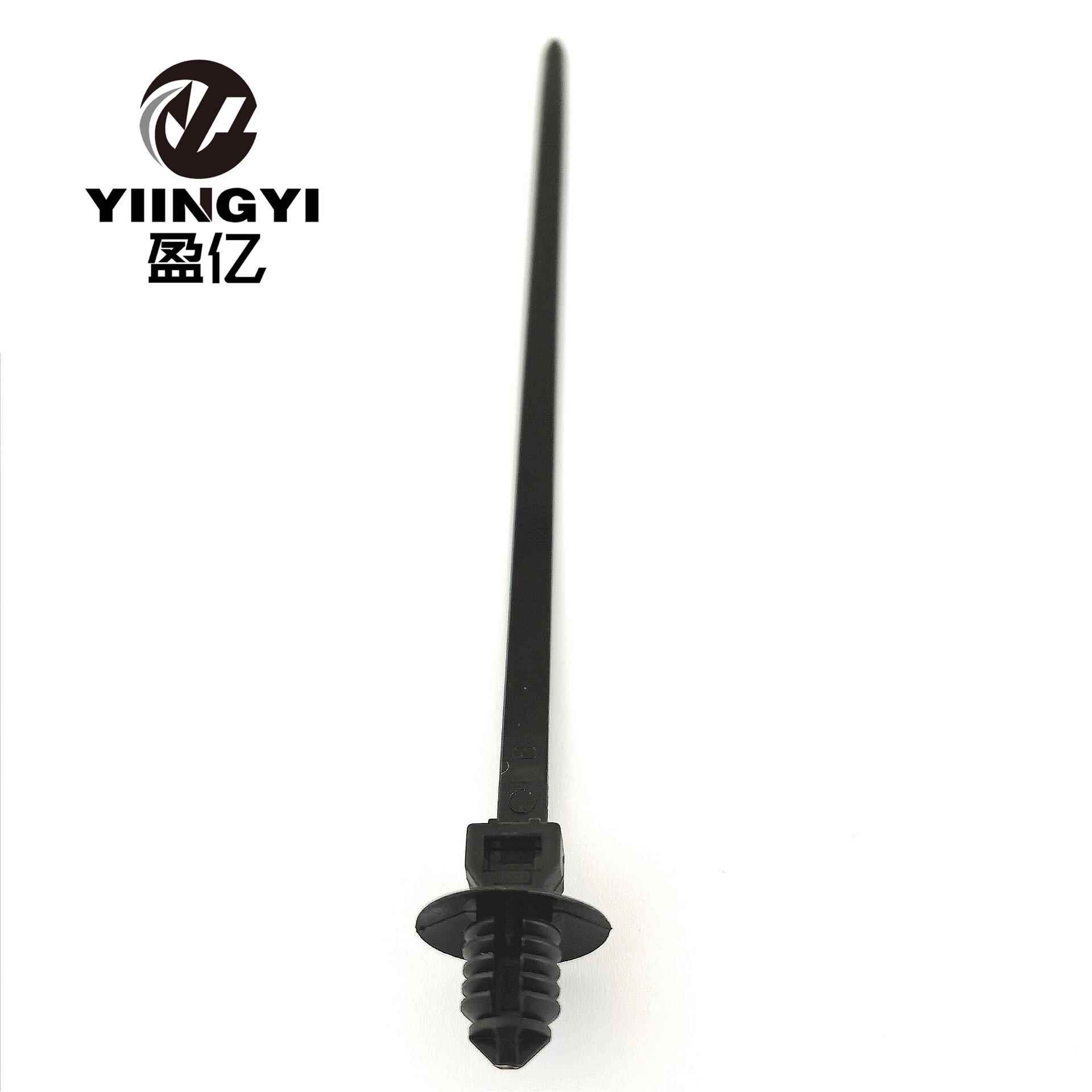 汽卡扣0扎带线束扎带飞机头带螺纹车头扎扎带157-0018杉树型扎带5