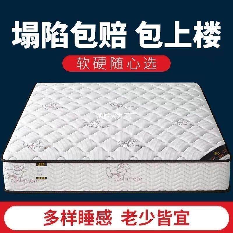 家用床垫卧室经济型20CM加厚弹簧垫出租屋乳胶垫椰棕软硬两用