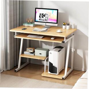 desk 一体桌 柜架电脑 computer study table 占地少 laptop 桌子