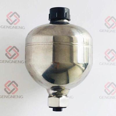 316L不锈钢 0.32L柱塞泵蓄能器 污水缓冲罐 海水稳压罐