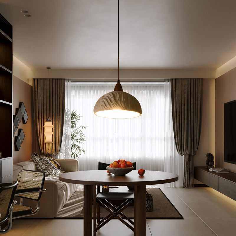 侘寂风微水泥造型单个长线餐厅吊灯中古复古吧台卧室床头衣帽间灯,家装灯饰光源,客厅吊灯,淘宝优惠券,粉丝福利购,淘宝优惠卷