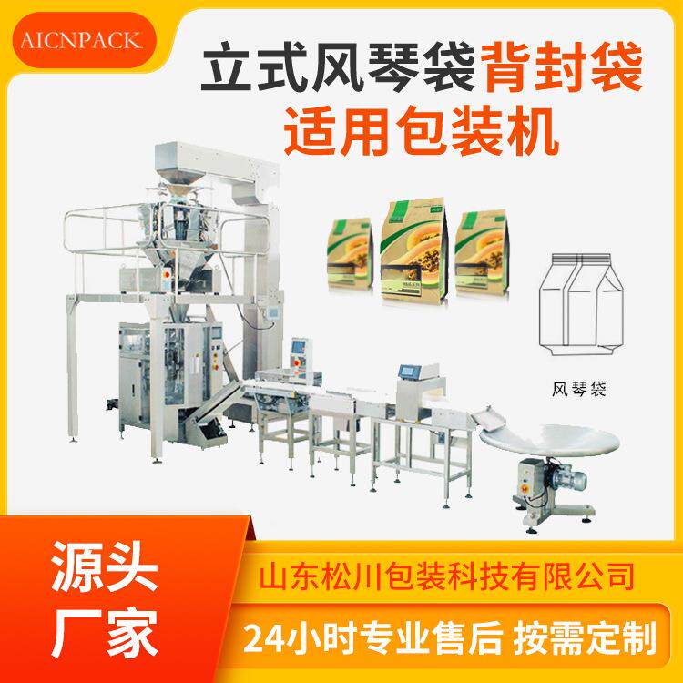 立式风琴袋背封袋适用包装机一体化立式调味粉包装机