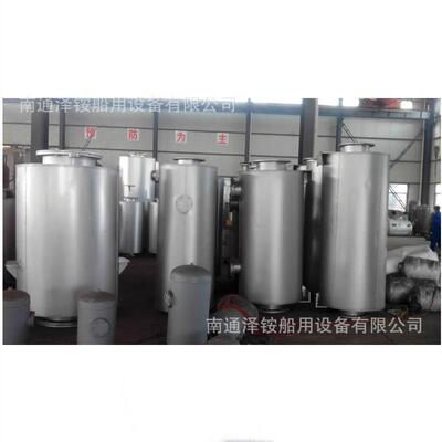 DN400-25dB船用螺旋风管方形圆形消声器/静压箱消声箱弯头形其