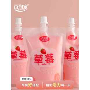 百润家 新日期代餐粉奶昔草莓味水果营养早餐奶混合口味解暑饮品