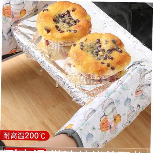 Anti-scalding Baking Oven Gloves Kitchen Mitts 烤箱隔热手套