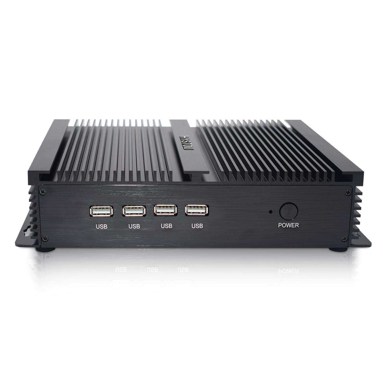 迷你电脑主机1037U XP系统嵌入式nuc软机箱路由工控mini棒