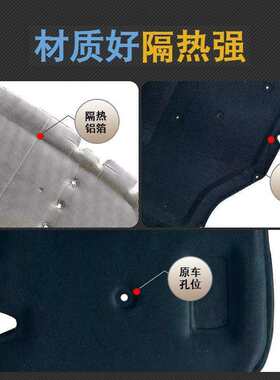 现代08-22款新悦动逸行发动机隔音棉朗动领动引擎盖后备箱隔热棉