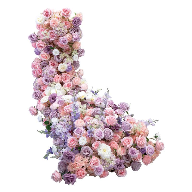 瀑布桌花生日假花成品婚庆用品摆件婚礼迎宾装饰花艺仿真花瀑布花
