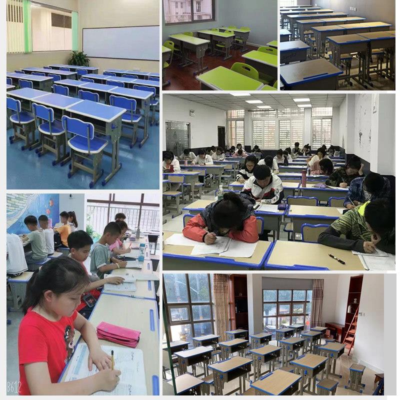 中小学生加厚课桌椅学校培训班辅导班厂家直销辅导培训班课桌椅