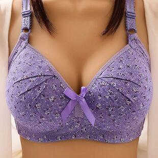 Plus Size Bra for Women Underwear Wire Free Comfort Push Up