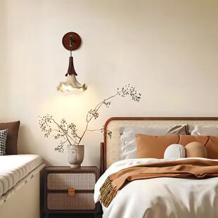 高级餐厅吧客台床头悬挂氛围 366饰复古新款 美式 古中风小灯厅壁装