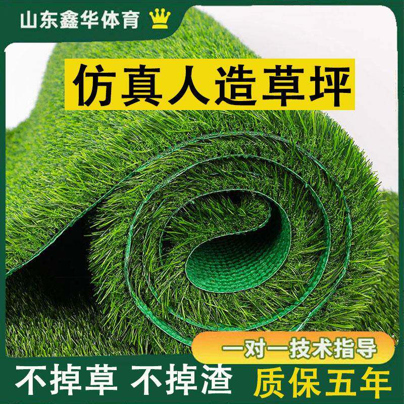 仿真人造草坪假草皮地毯塑料假草幼儿园足球场塑胶地垫运动人造草