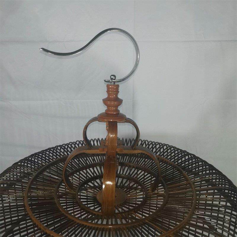 星氏鸟类工具紫竹四喜笼八哥笼八哥笼眉笼超大竹鸟笼全套成品