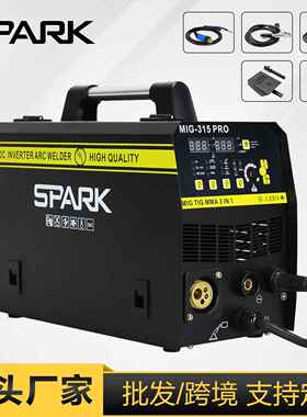 跨境SPARK焊机气保焊MIG/MMA/TIG-315有气无气多功能电焊机焊接