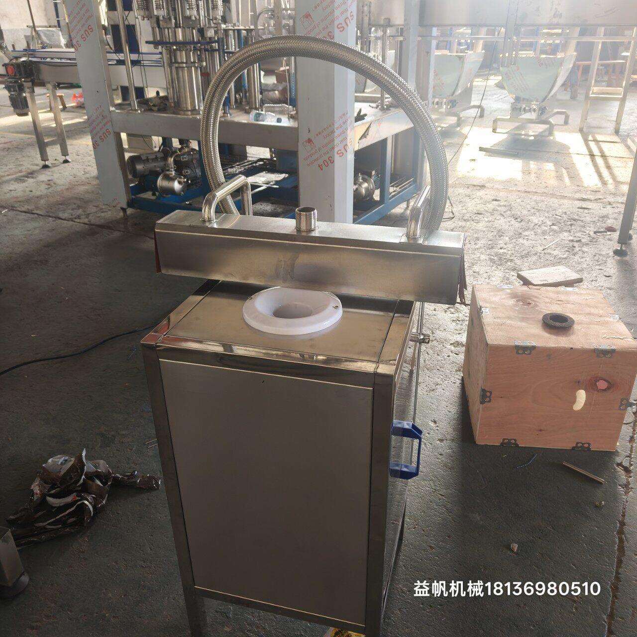 自动五加仑桶装水热收缩膜机灯检蒸汽封口机热收缩蒸汽封口机