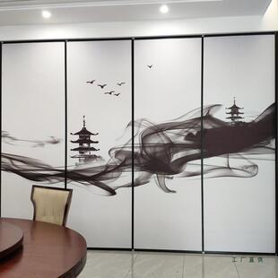 酒店活动隔断墙985饭店间会厅会风议室移动包隔音屏展览宴馆吊轨