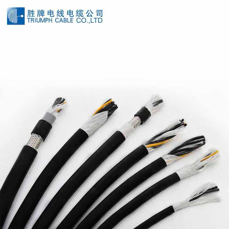 胜牌高柔性拖链电缆线TRVV35*0.3MM 300万次耐弯折