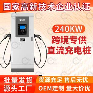 国欧双枪240kw直流充电桩240kw充电桩商用双枪直流快充充电桩