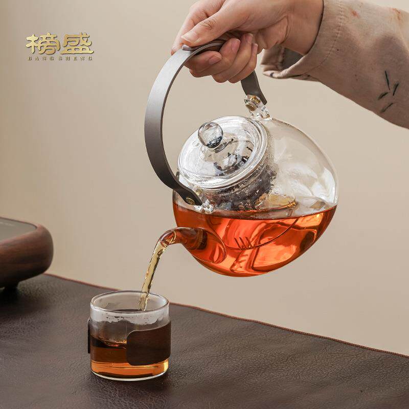 胡电陶桃炉煮煮茶DEI器茶壶2024新款高木档小型煮茶炉烧水壶泡茶