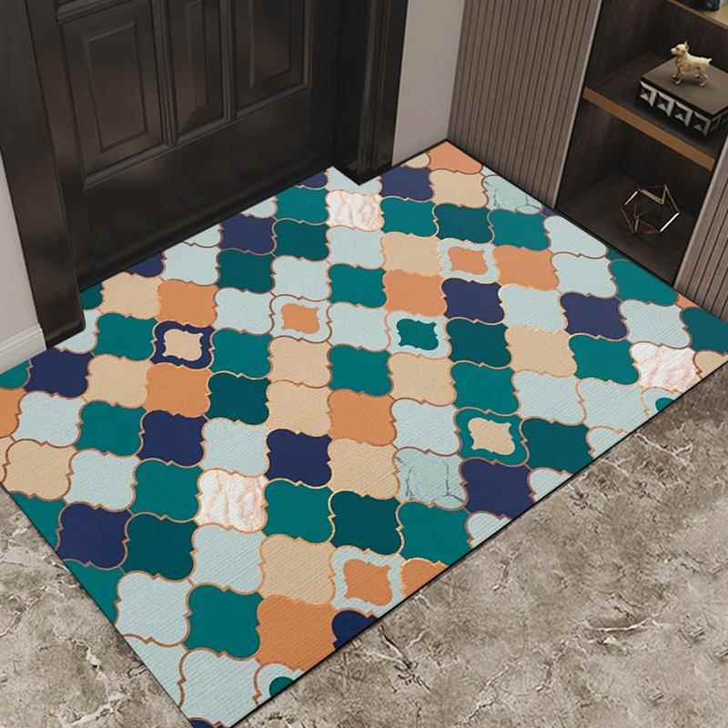 高档VC 美式P进门垫可擦免洗进户门脚垫子欧式入户厅地地垫家用玄