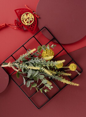 手捧花束墙饰琳诺仿花家居装饰花假花艾设计婚庆CF01045玫瑰C1F真