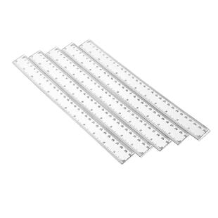 straight Advertising transparent plastic ruler 30cm