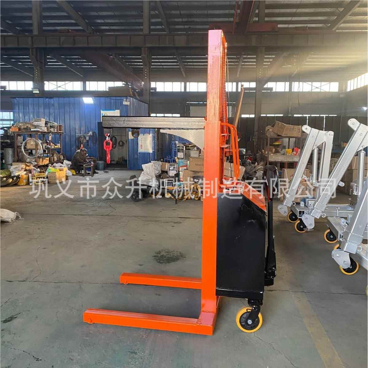手动堆卸车叉车 液压升高搬运车 138小型手推车 步行高式装升高机