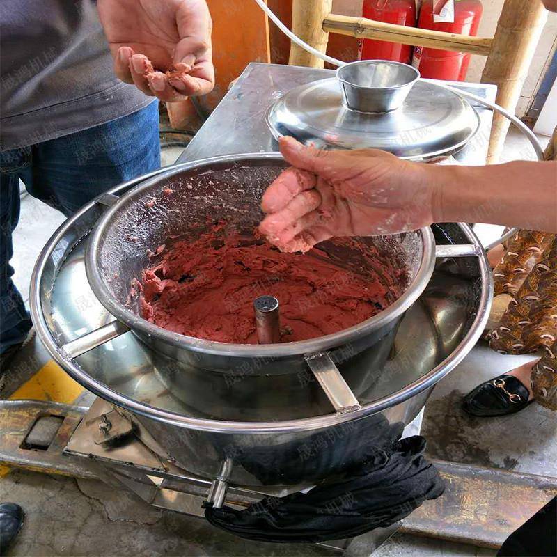 馅料打浆机 不锈钢打肉浆机 全自动小型鱼丸打浆机