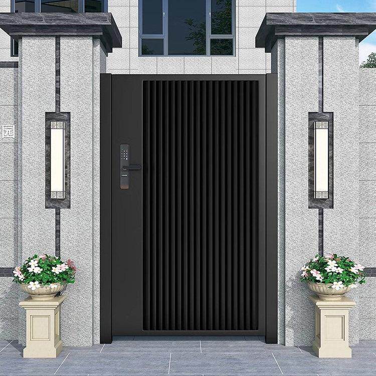 铝合金别墅庭院门户外不锈钢花园入户门铁门电动单双门院子大门