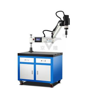 M24伺服电动攻牙机不锈钢攻丝机上海京雕攻丝机侧着水平万向攻