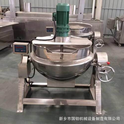 不锈钢夹层锅厂家夹层锅图片夹层锅用途自动搅拌不糊底