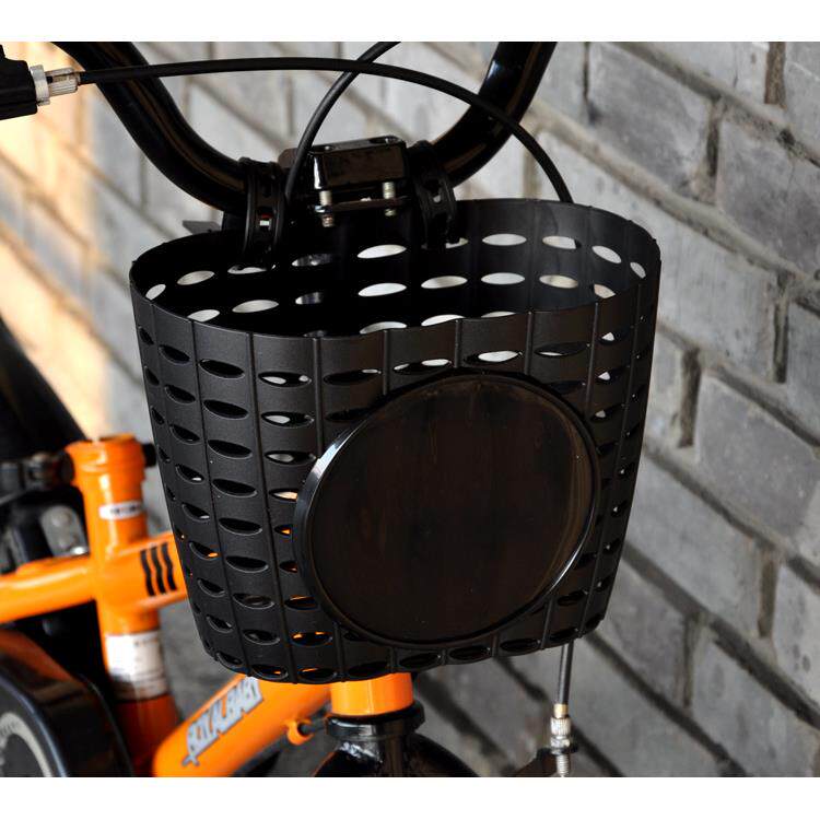 儿童自行车/三轮车/滑板车/推车等童车用车筐车篮 黑色粉色