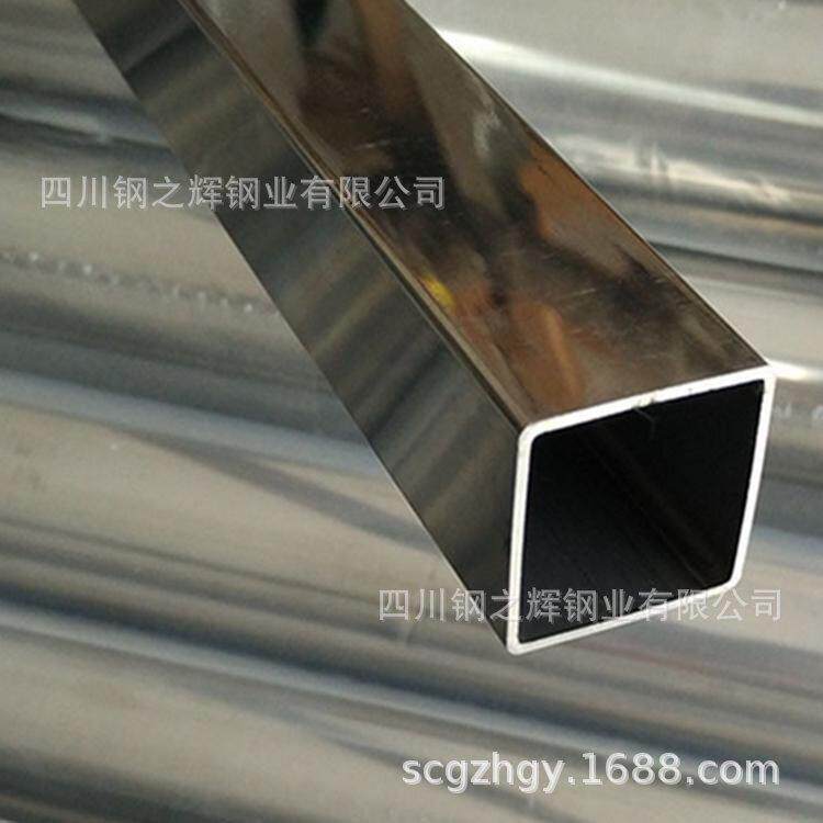 供应04不锈钢拉丝方管光亮耐腐室外栏杆用钢管可打孔激光下料