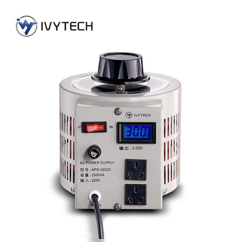 艾维泰科APS-1001D1000VA单相数显多功能调压器带插座0-300V