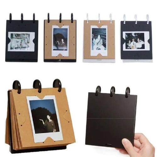 Horizontal/Vertical Display Flip Photo Album Self Standing