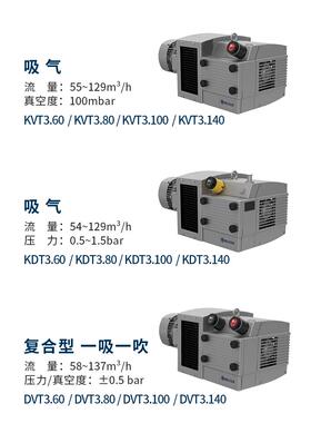 德国贝克尔贝克螺杆真空泵无油Kdt/Dvt/Kvt3.80/3.60/3.100/3.140
