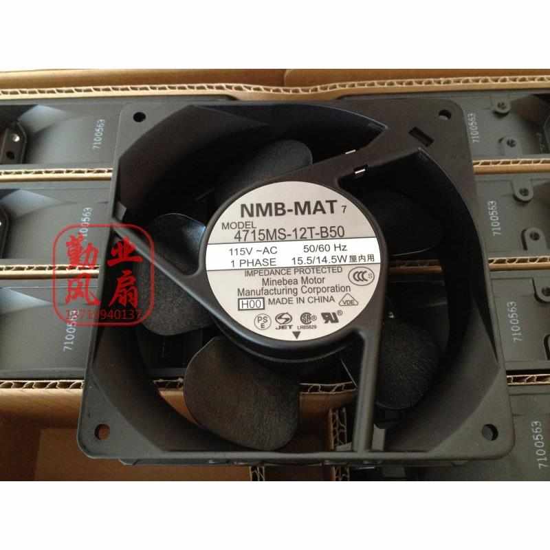 。全新 日本NMB 12038 12CM交流风扇 耐高温 115V 4715MS-12T-B50